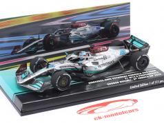 G. Russell Mercedes-AMG F1 W13 #63 3位 フランス語 GP 式 1 2022 1:43 Minichamps