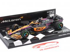 D. Ricciardo McLaren MCL36 #3 5位 シンガポール GP 式 1 2022 1:43 Minichamps