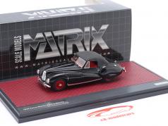Aston Martin 2-Litre Sports Chiuso Superiore Anno di costruzione 1949 nero 1:43 Matrix