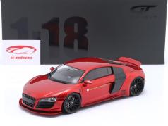 Audi R8 LB-Works Année de construction 2022 bonbons rouge 1:18 GT-Spirit