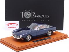 Ferrari 250 Lusso Coupe year 1963 blue metallic 1:18 Top Marques