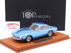 Ferrari 250 Lusso Coupe 建設年 1963 ライトブルー メタリックな 1:18 Top Marques
