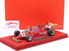 G. Villeneuve Ferrari 126CK #27 ganhador Mônaco GP Fórmula 1 1981 1:18 GP Replicas