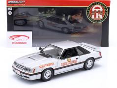 Ford Mustang GT Georgia State Patrol 1982 zilver 1:18 Greenlight