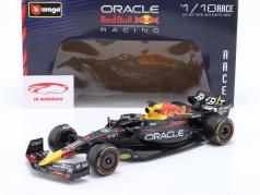 M. Verstappen Red Bull Racing RB19 #1 ganador Abu Dhabi fórmula 1 Campeón mundial 2023 1:18 Bburago