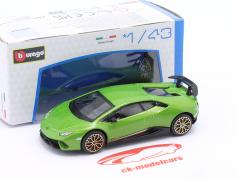 Lamborghini Huracan Performante year 2017 green metallic 1:43 Bburago