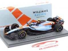 L. Sargeant Williams FW45 Gulf Design #2 Singapur GP Formel 1 2023 1:43 Spark