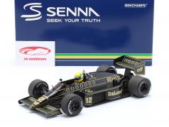 Ayrton Senna Lotus 98T Dirty Version #12 式 1 1986 1:18 Minichamps