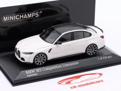 BMW M3 Competition (G80) Anno di costruzione 2020 bianco alpino 1:43 Minichamps