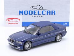 BMW Alpina B3 3.2 Cabriolet Bouwjaar 1996 blauw metalen 1:18 Model Car Group