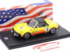 Porsche 914/6 #5 ganador GT 2.5 clase 24h Daytona 1971 1:43 Spark
