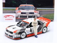 Set Walter Röhrl: Audi 90 IMSA GTO #4 Watkins Glen 1989 com figura 1:18 WERK83