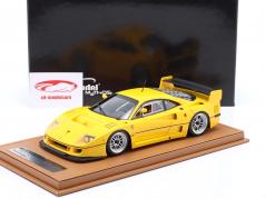 Ferrari F40 LM Imprensa versão Ano de construção 1996 Módena amarelo 1:18 Tecnomodel