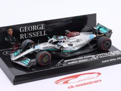 G. Russell Mercedes-AMG F1 W13 #63 1er F1 Ganar Brasil GP fórmula 1 2022 1:43 Minichamps