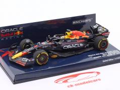 M. Verstappen Red Bull RB18 #1 ganhador Abu Dhabi GP Fórmula 1 Campeão mundial 2022 1:43 Minichamps