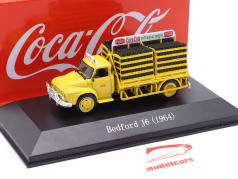 Bedford J6 Coca-Cola 配送トラック 建設年 1964 黄色 1:72 Edicola