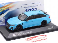 Audi RS 6-R ABT Bouwjaar 2022 Miami blauw 1:43 Solido