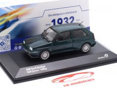 Volkswagen VW Golf II Rallye G60 Syncro 1989 vert foncé métallique 1:43 Solido