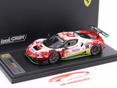 Ferrari 296 GT3 #30 ganhador 24h Nürburgring 2023 Frikadelli Racing Team 1:43 LookSmart