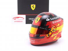 Carlos Sainz #55 Scuderia Ferrari 公式 1 2024 头盔 1:2 Bell