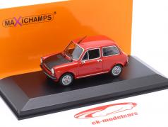 Autobianchi A112 Abarth Bouwjaar 1974 rood / zwart 1:43 Minichamps