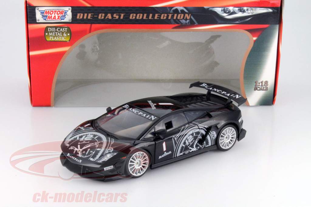 Lamborghini Gallardo LP560-4 Super Trofeo #1 noir 1:18 MotorMax
