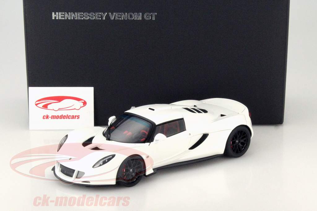 AUTOart 1:18 Hennessey Venom GT Spyder 年 2010 白 75404 モデル 車  