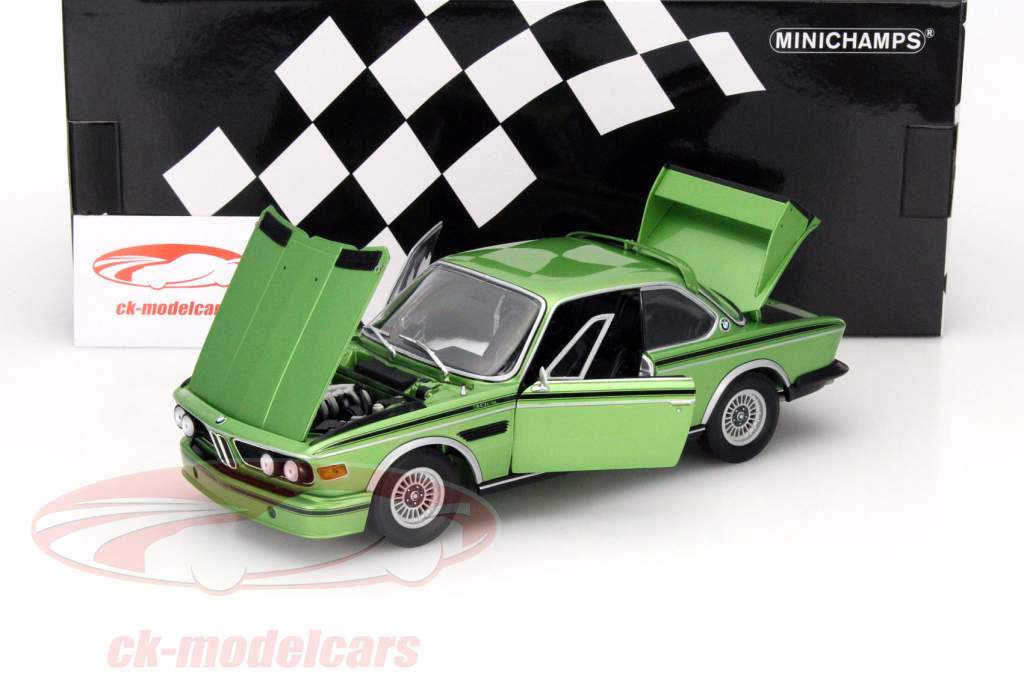 Minichamps 1:18 BMW 3.0 CSL 年 1975 グリーン / ブラック 180029024 