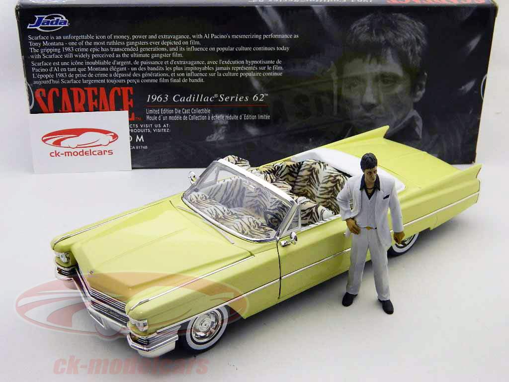 スカーフェイス フィギュア Jada 1963 キャデラック シリーズ 1