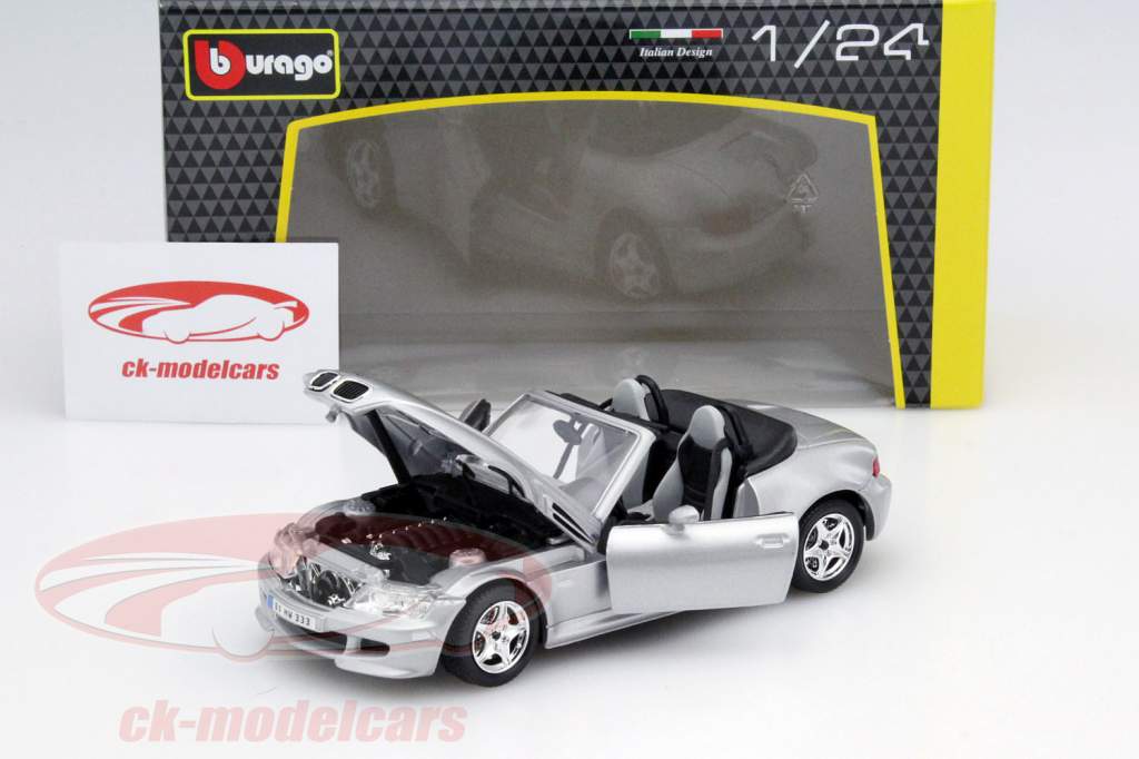 Bburago 1:24 BMW Z3 M Roadster 銀 15622030 モデル 車 15622030 