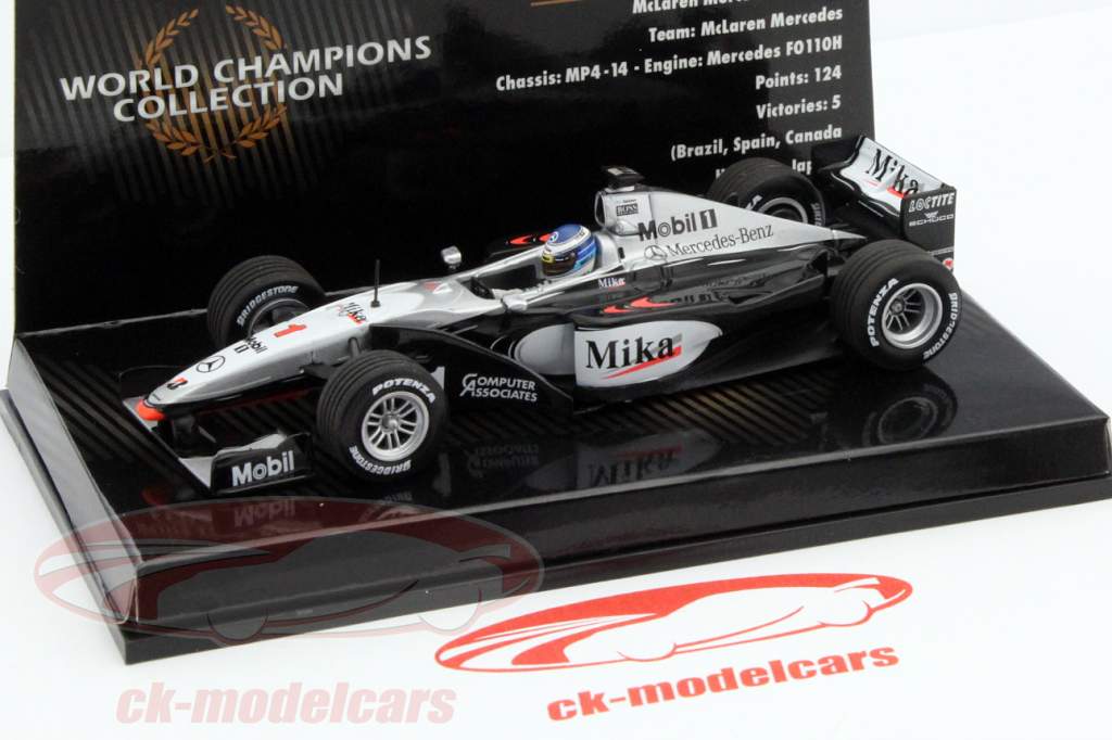 Minichamps 1 43 M Hakkinen Mclaren Mercedes Mp4 14 1 Campeon Del