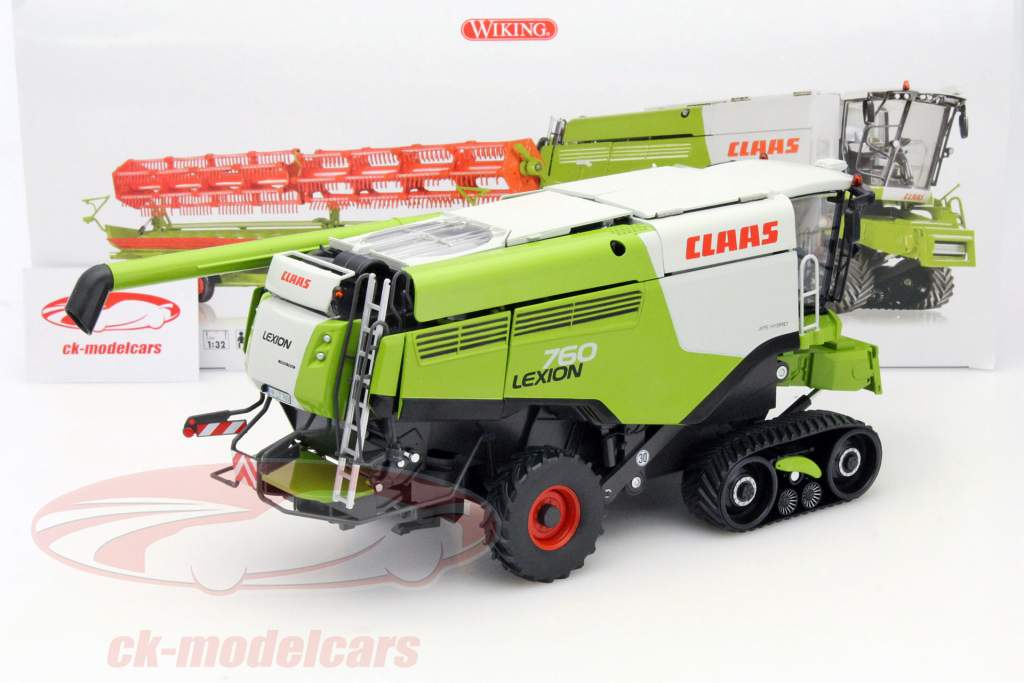 Wiking 1:32 Claas Lexion 760 TT ハーベスタ とともに V1200 