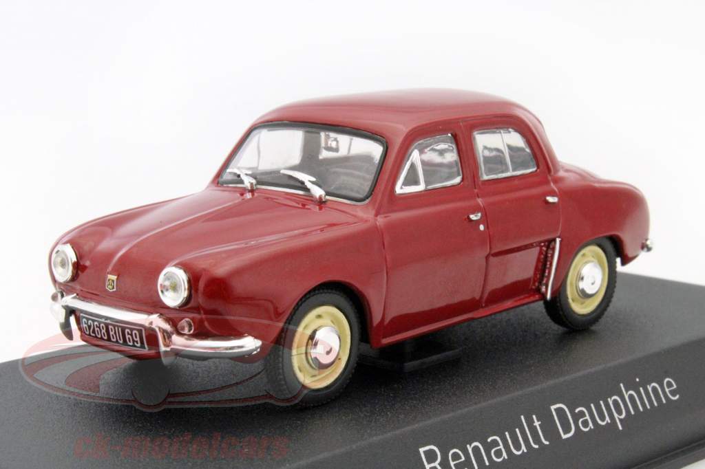 Renault Dauphine Baujahr 1963 rot 1:43 Norev