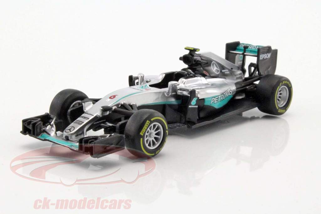 Nico Rosberg Mercedes F1 W07 Hybrid #6 World Champion formula 1 2016 1:43 Bburago