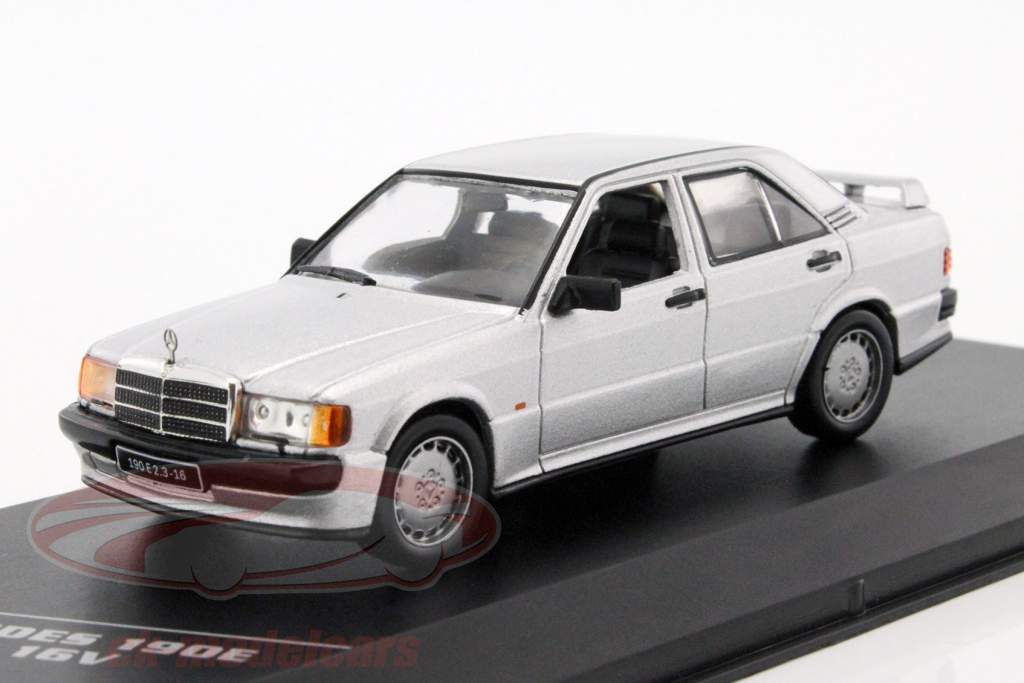 Mercedes-Benz 190E 2.3 16V year 1988 silver 1:43 WhiteBox