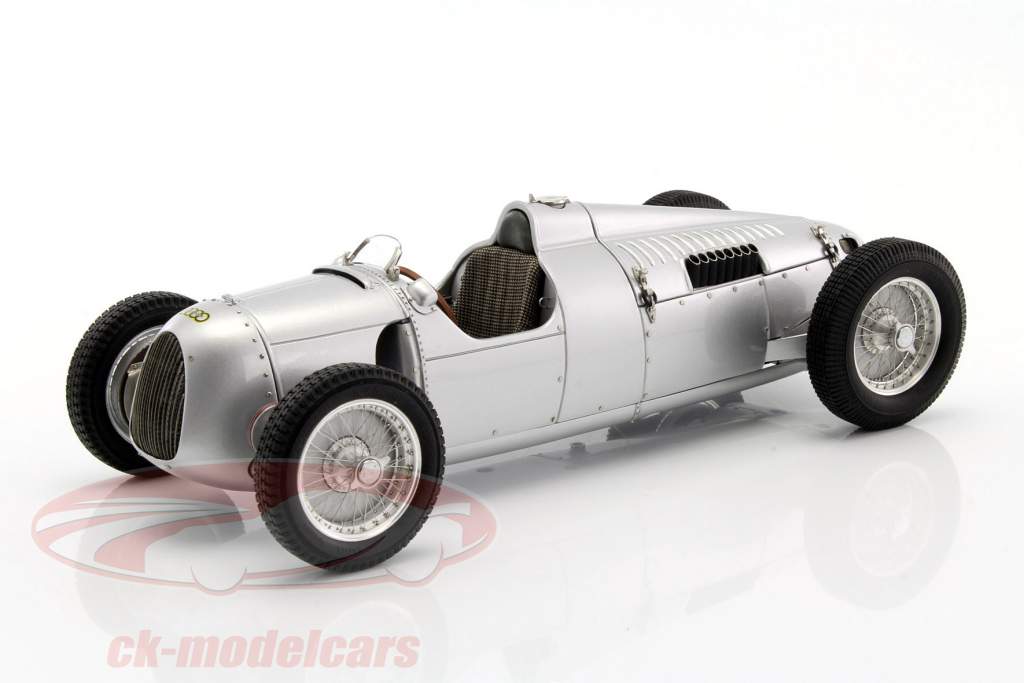Auto Union Typ C year 1936/37 silver 1:18 CMC