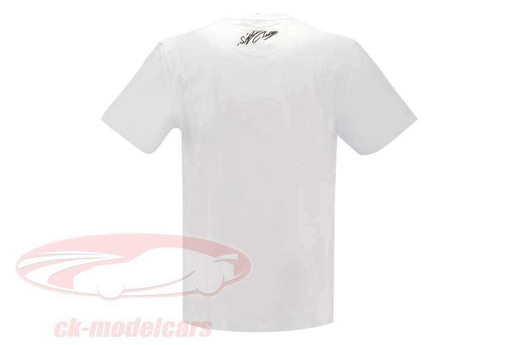 Stefan Bellof Camiseta Podium GP Mónaco 1984 blanco / rojo / negro
