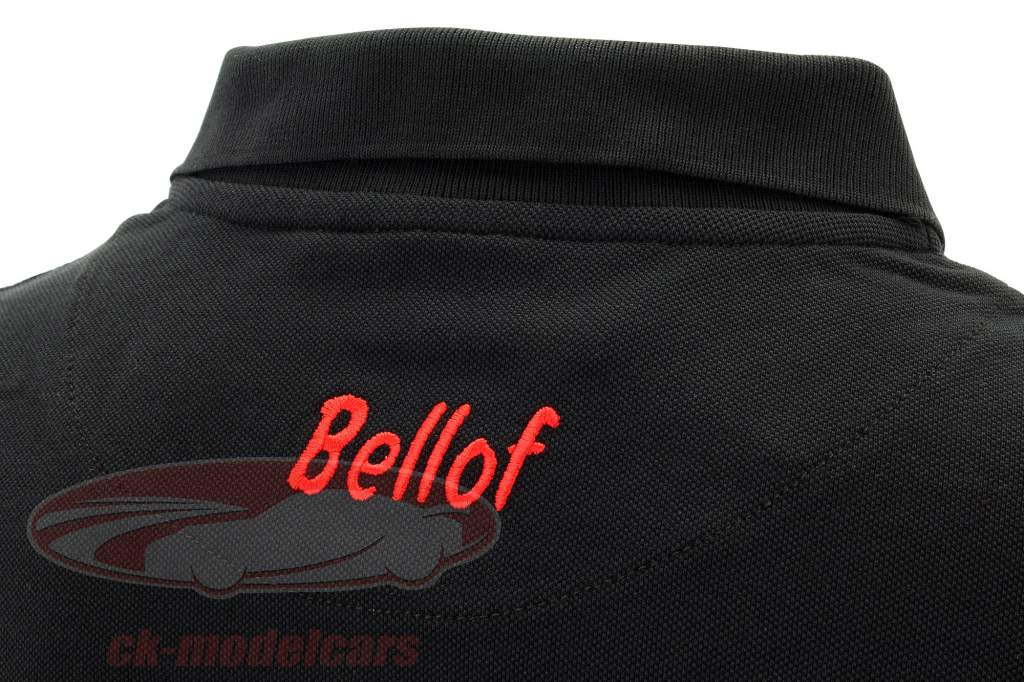 Stefan Bellof Polo Shirt helmet Classic Line black