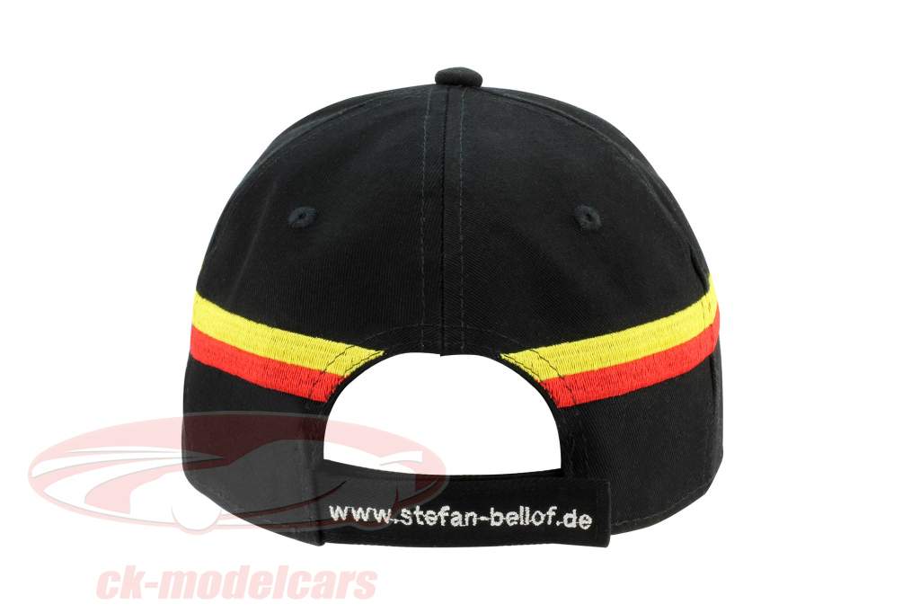 Stefan Bellof цоколь шлем Classic Line черный / красный / желтый