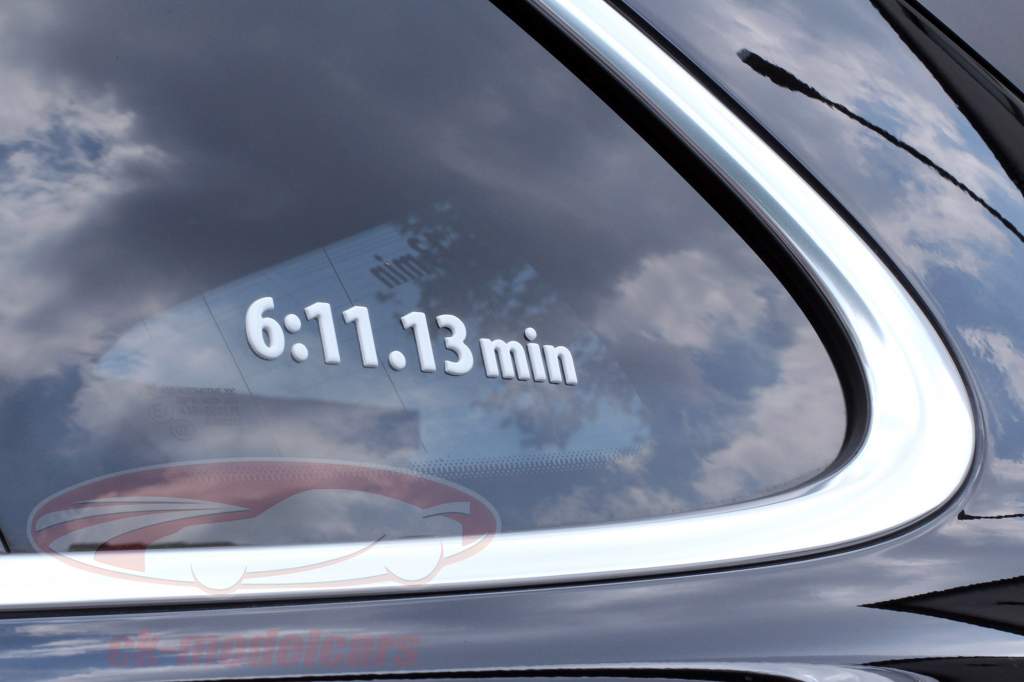 Stefan Bellof 3D sticker record lap 6:11.13 min white 120 x 25 mm