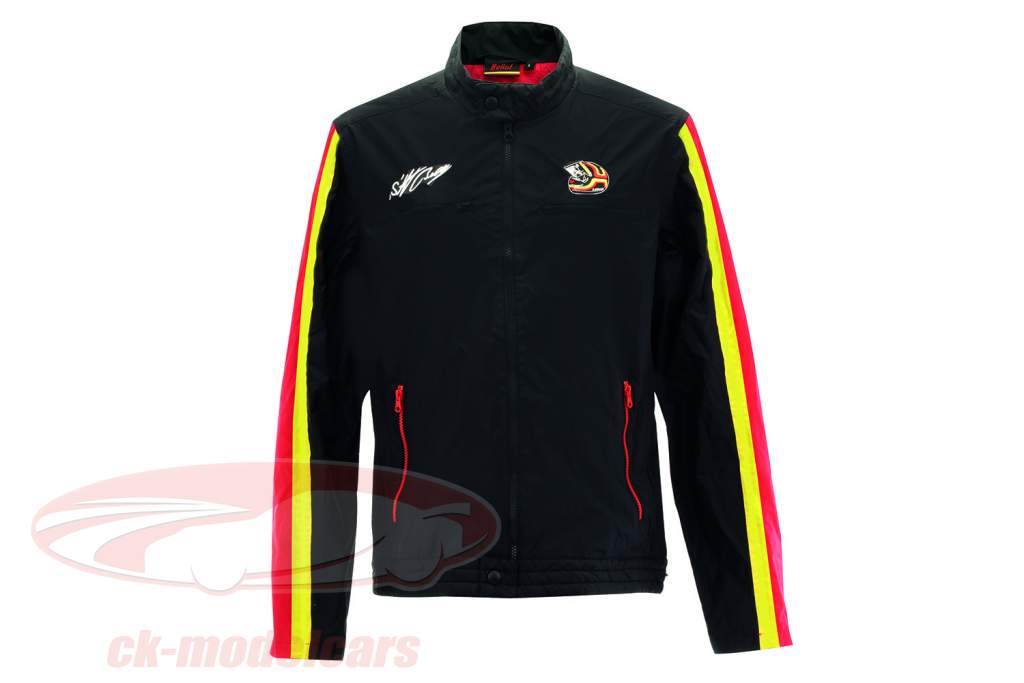 Stefan Bellof Racing jaqueta capacete preto / vermelho / amarelo