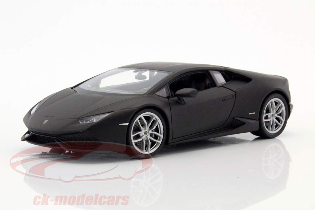 Lamborghini Huracan LP 610-4 год 2015 мат черный 1:24 Welly
