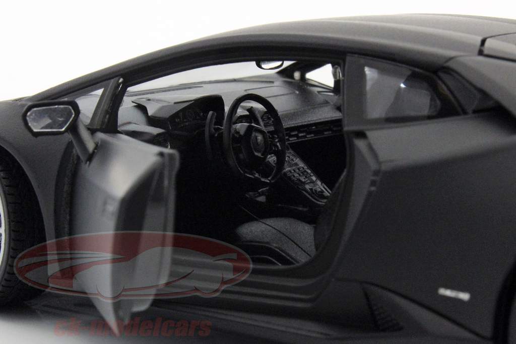 Lamborghini Huracan LP 610-4 jaar 2015 mat zwart 1:24 Welly