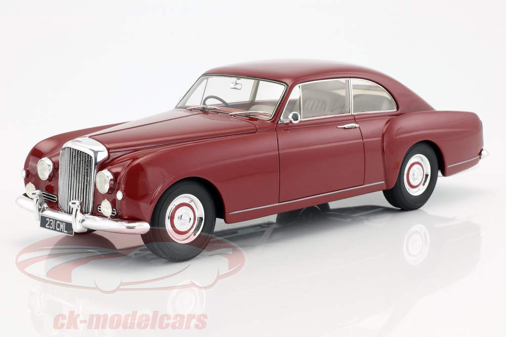 Bentley S1 Continental Fastback Coupe Bouwjaar 1955 rood metalen 1:18 Cult Scale