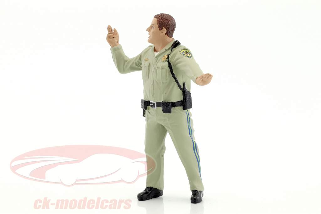 Police Highway Patrol figura III Directing Traffic 1:18 American Diorama