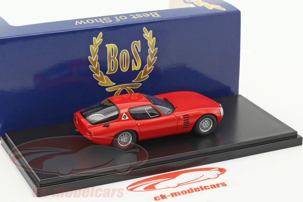 BoS-Models 1:43 Alfa Romeo Canguro Baujahr 1964 rot BOS43850 