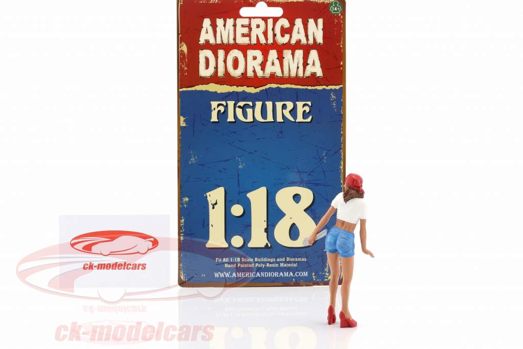 Mechanic Katie figure 1:18 American Diorama