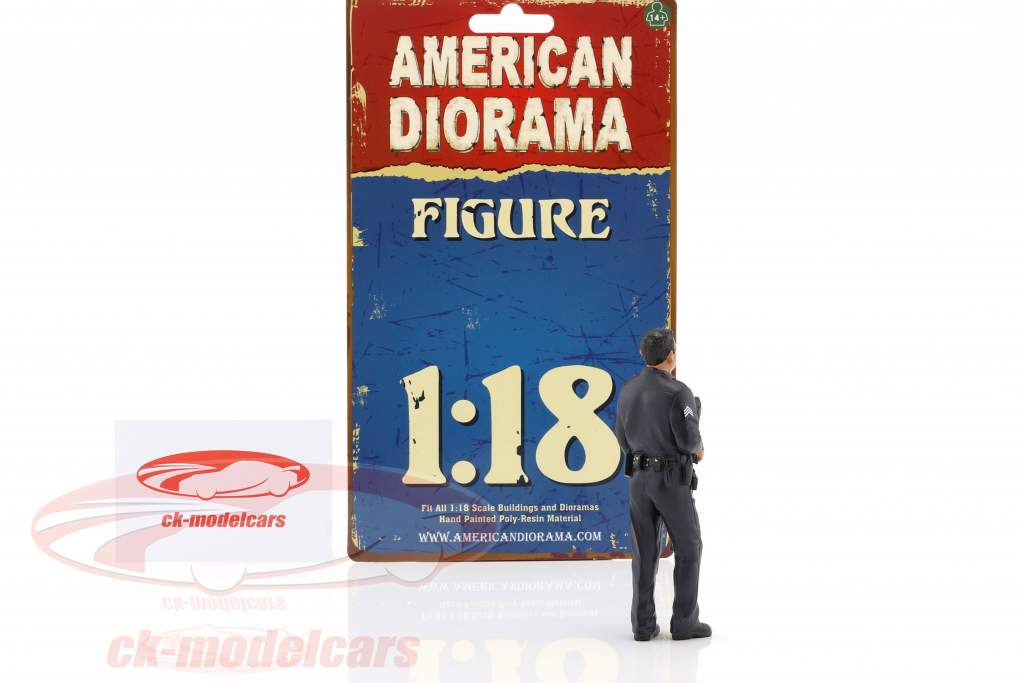 政策 官 I 人物 1:18 American Diorama