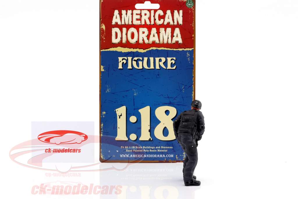 Swat Team ライフルン 数字 1:18 American Diorama