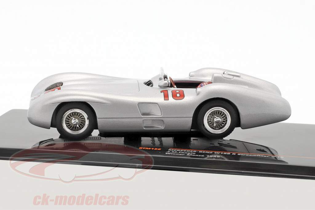 J. M. Fangio Mercedes W196 R #18 Formel 1 Weltmeister 1955 1:43 Ixo